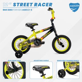 12" Kent Street Racer | BMX Bike for Kids Ages 2-4