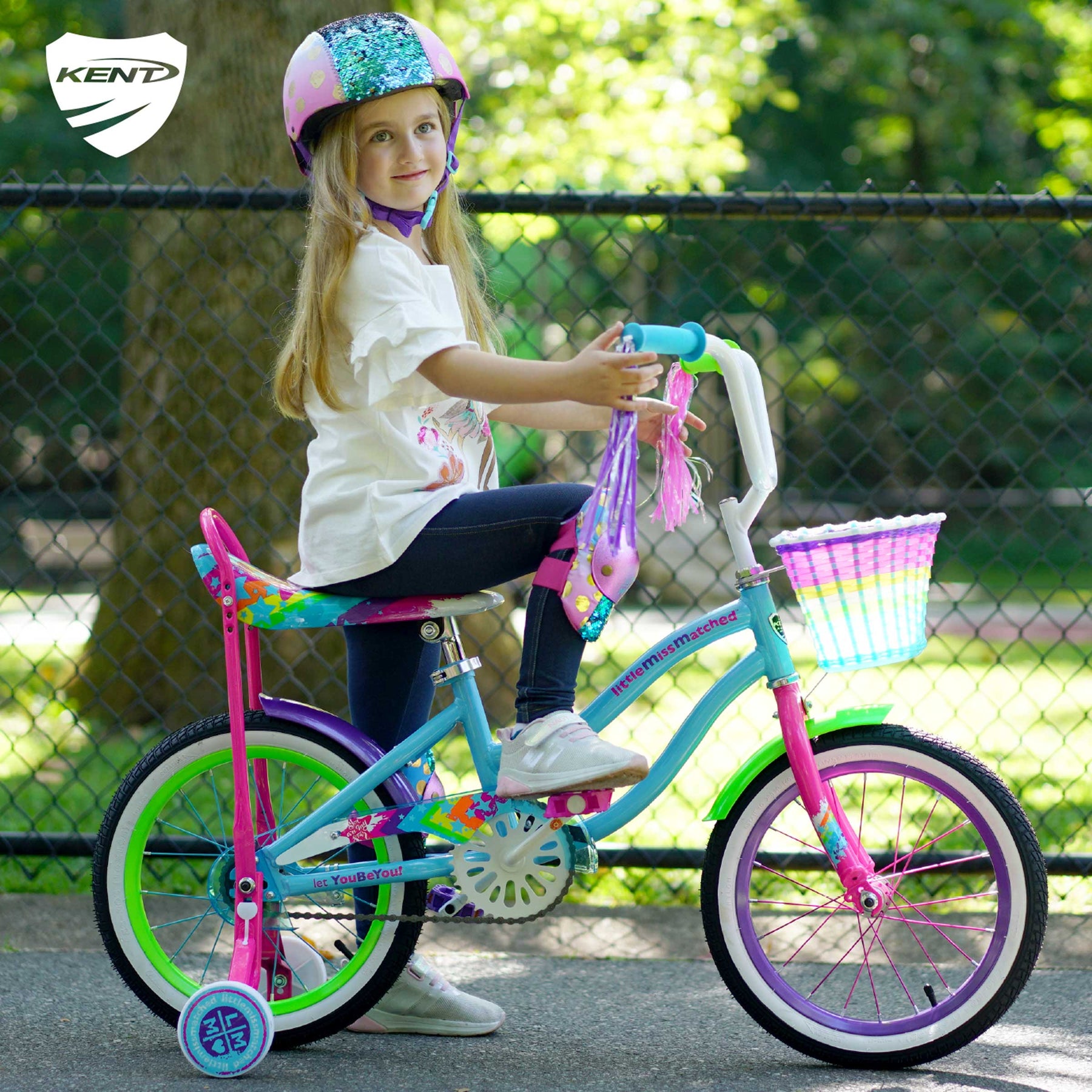 16" LittleMissMatched® High Rise | Cruiser Bike for Kids Ages 4-6