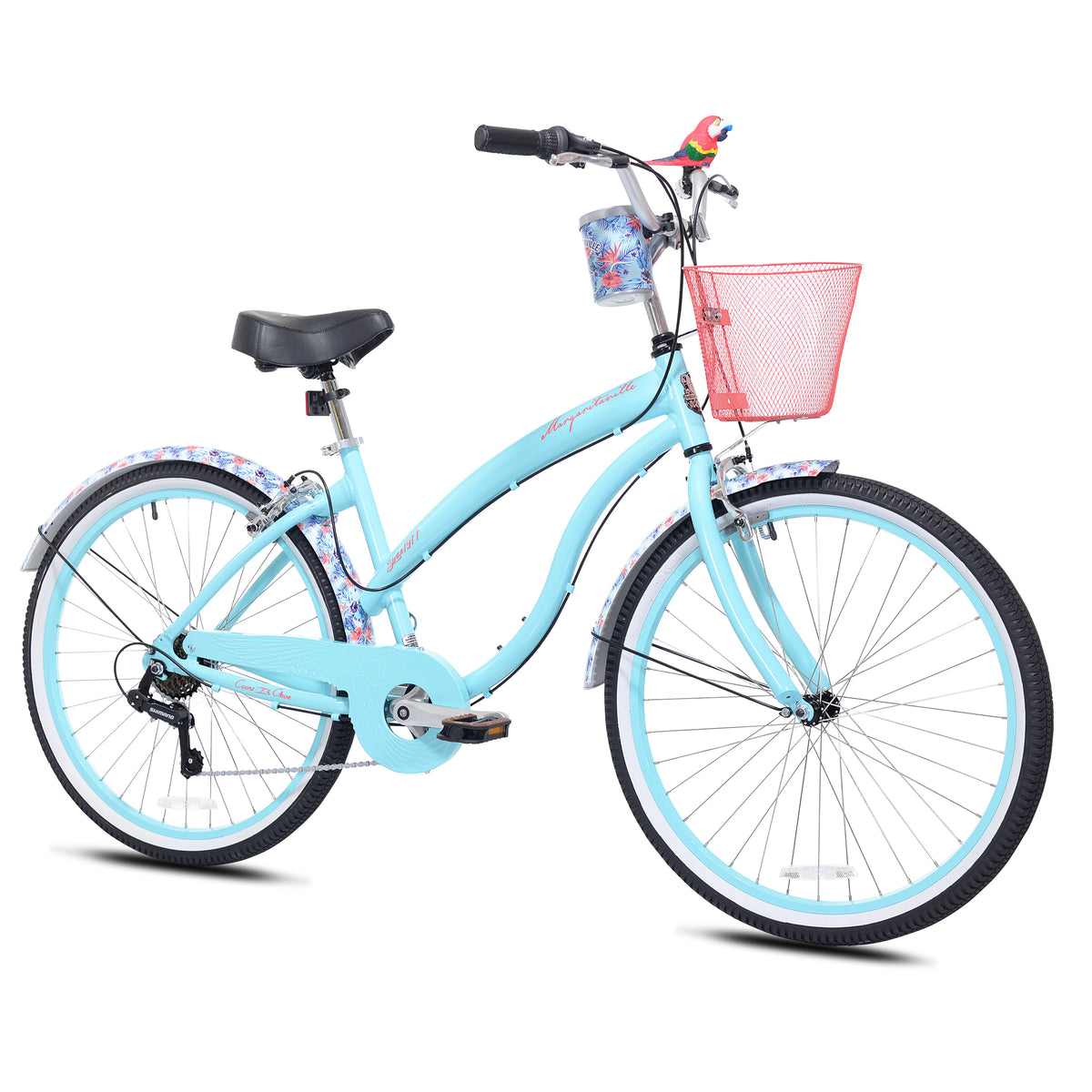 26" Margaritaville® Coast is Clear | Cruiser Bike for Women Ages 13+