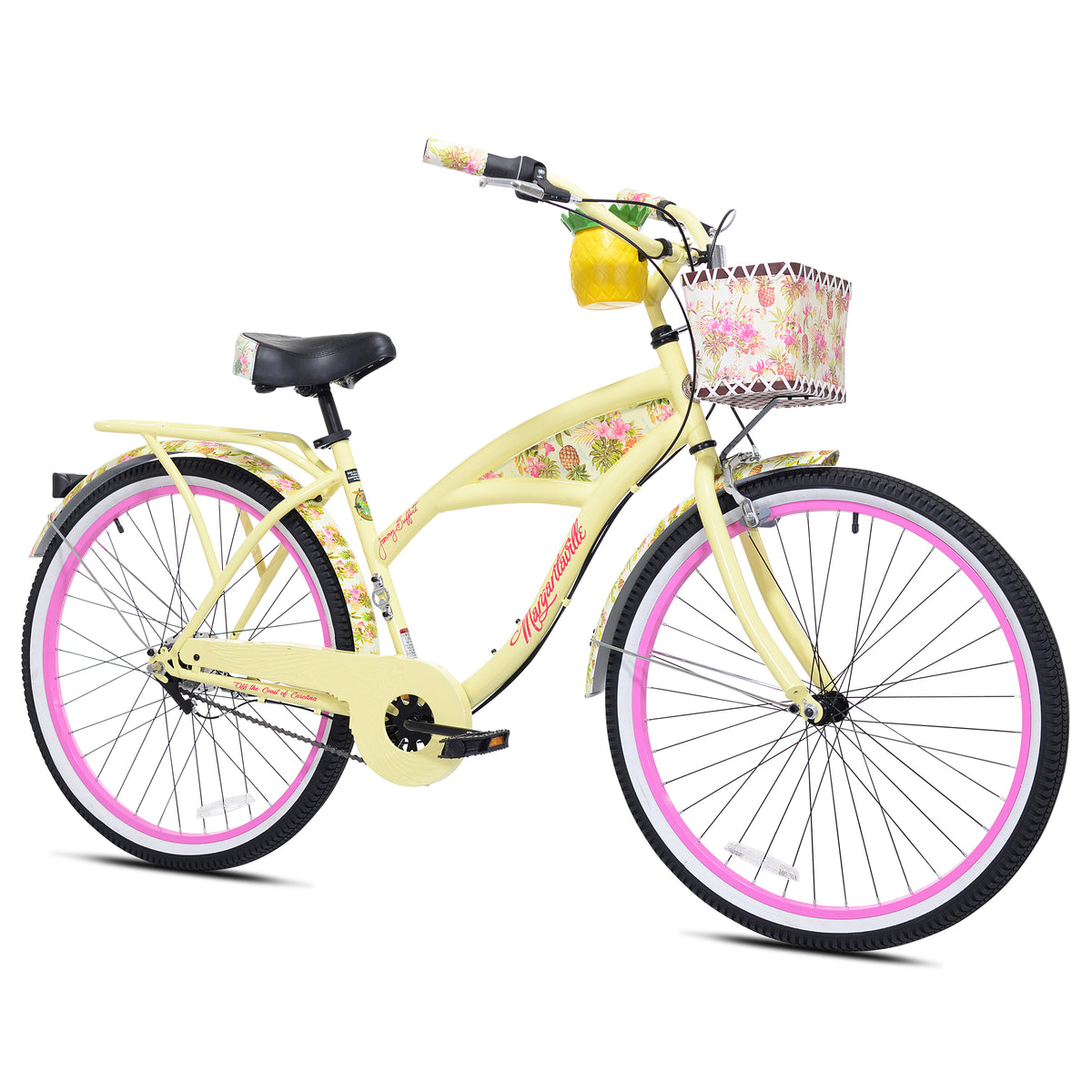 26" Margaritaville® Pineapple | Cruiser Bike for Women Ages 13+