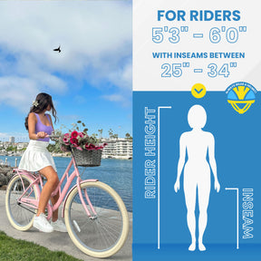 26" BCA Charleston | Cruiser Bike for Women Ages 13+