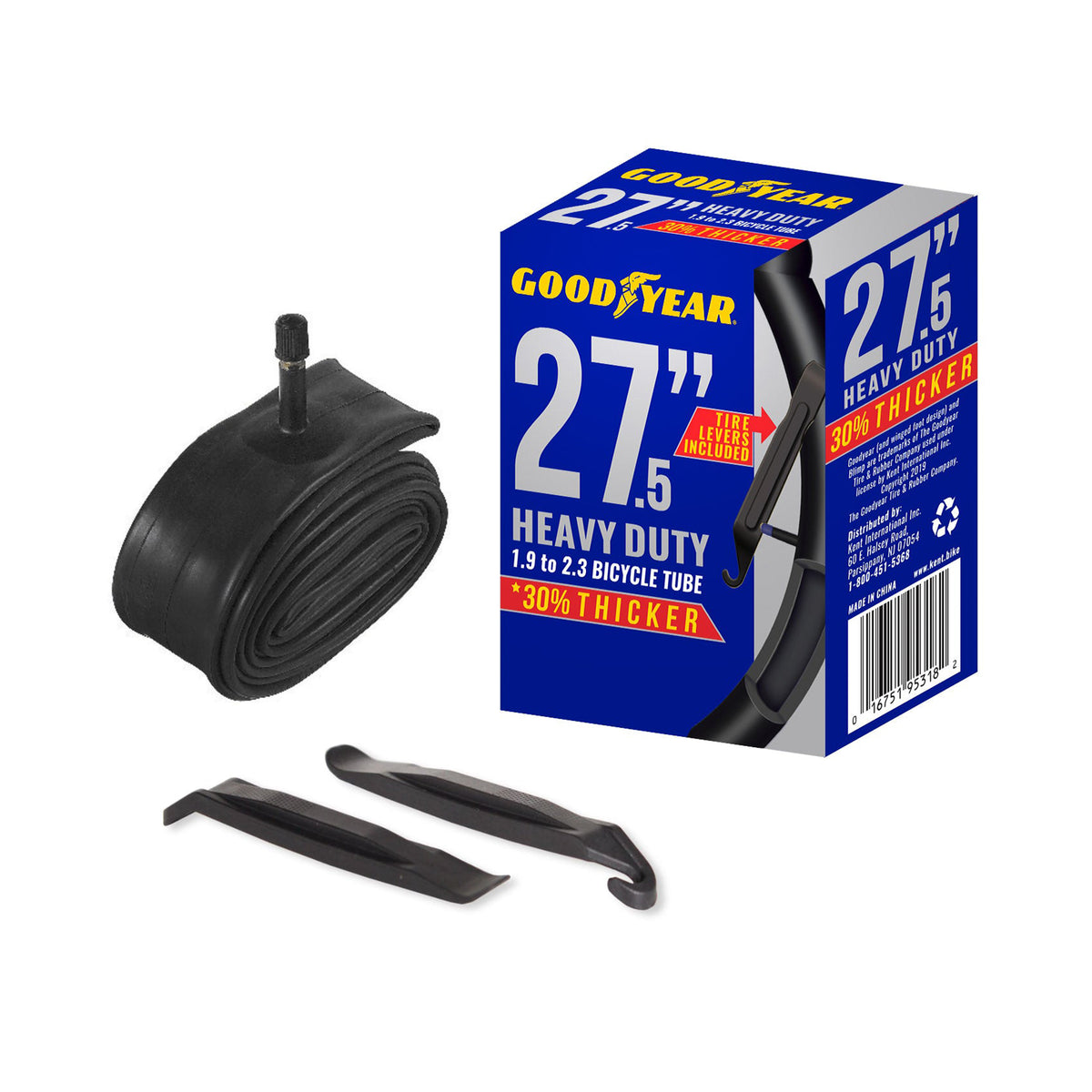 Goodyear® Heavy Duty Bike Inner Tube | 27.5" x 1.90" - 2.30"