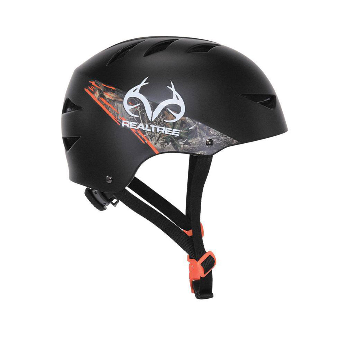 RealTree™ Black Child Multi-Sport Helmet | Helmet for Kids Ages 5+