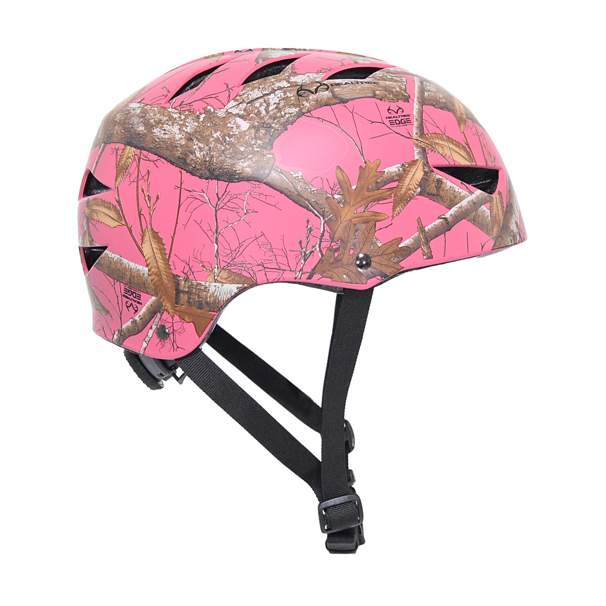 RealTree™ Pink Winter Camo Youth Multi-Sport Helmet | Helmet for Kids Ages 8+