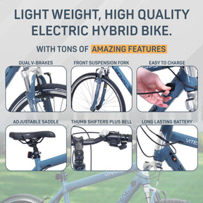 700c Vitesse Signal | Electric Hybrid Bike for Adults Ages 14+